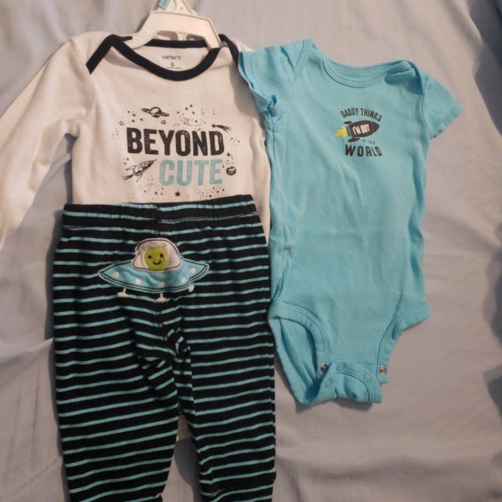 3 piece baby Carter set